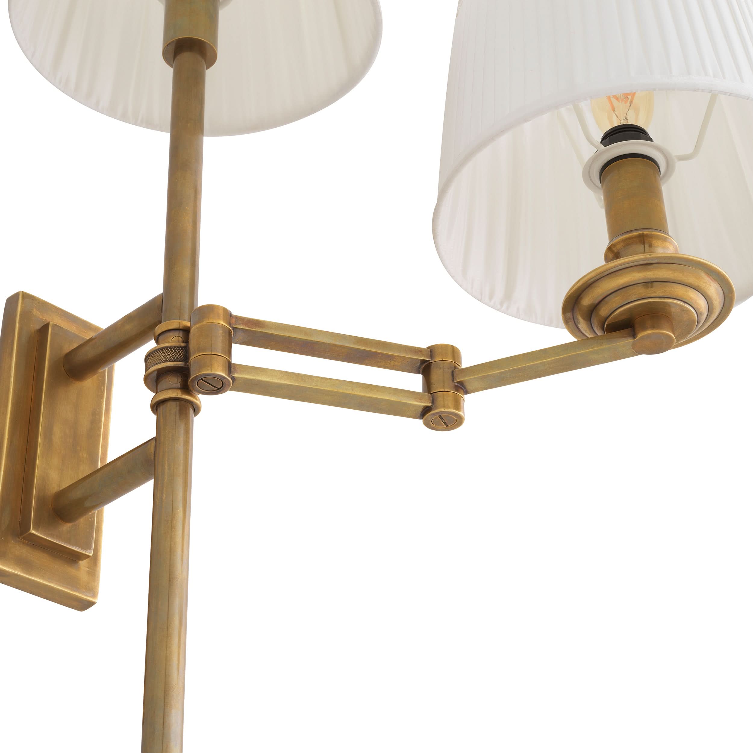 Eichholtz Wandleuchte Xeno Swing – Vintage-Messing-Finish Wandlampe Eichholtz