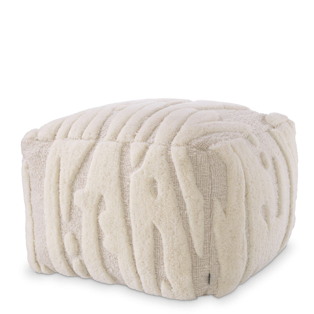 Eichholtz Hocker Zenon – Ivory Polsterhocker Eichholtz