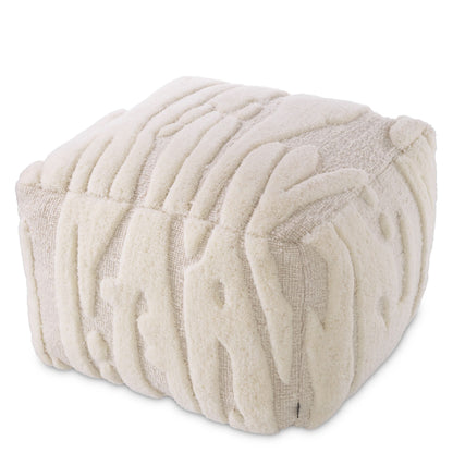 Eichholtz Hocker Zenon – Ivory Polsterhocker Eichholtz