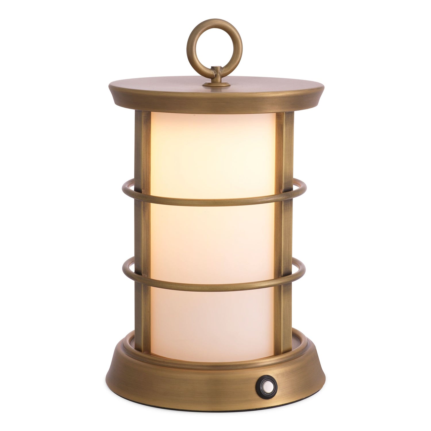 Eichholtz Outdoor Tischleuchte Kyle S – Antikmessing Outdoor Tischlampe Eichholtz
