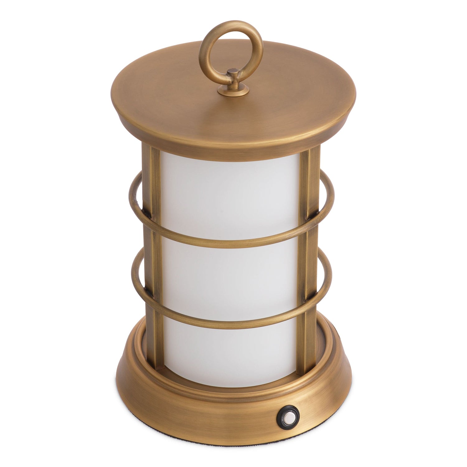 Eichholtz Outdoor Tischleuchte Kyle S – Antikmessing Outdoor Tischlampe Eichholtz