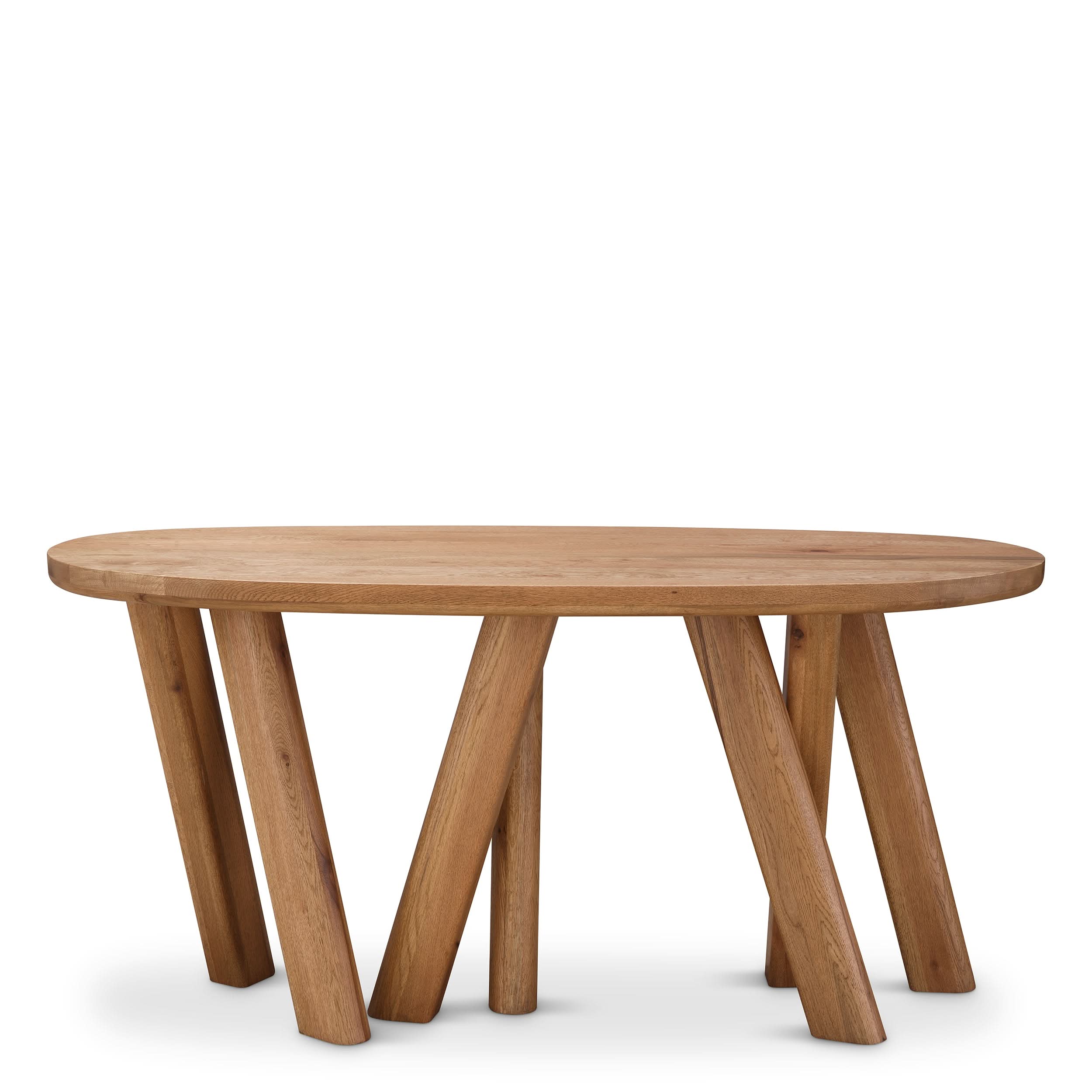 Eichholtz Konsolentisch Bayshore – Eichenholz | Oval Konsolentisch Eichholtz