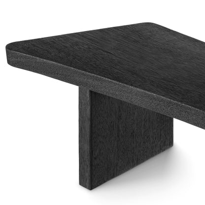 Eichholtz Couchtisch Hoffman Left – Merantiholz | Gebrannte Oberfläche Couchtisch eckig Eichholtz