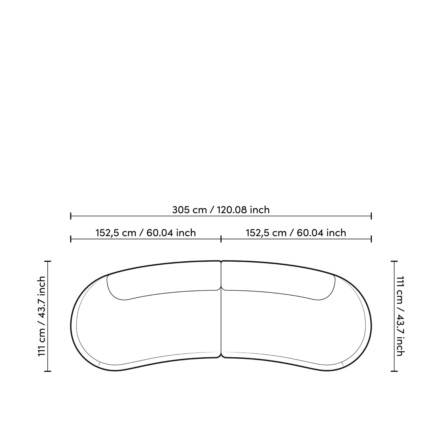 Eichholtz – Sofa Björn S Sofa rund Eichholtz
