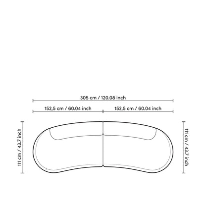 Eichholtz – Sofa Björn S Sofa rund Eichholtz