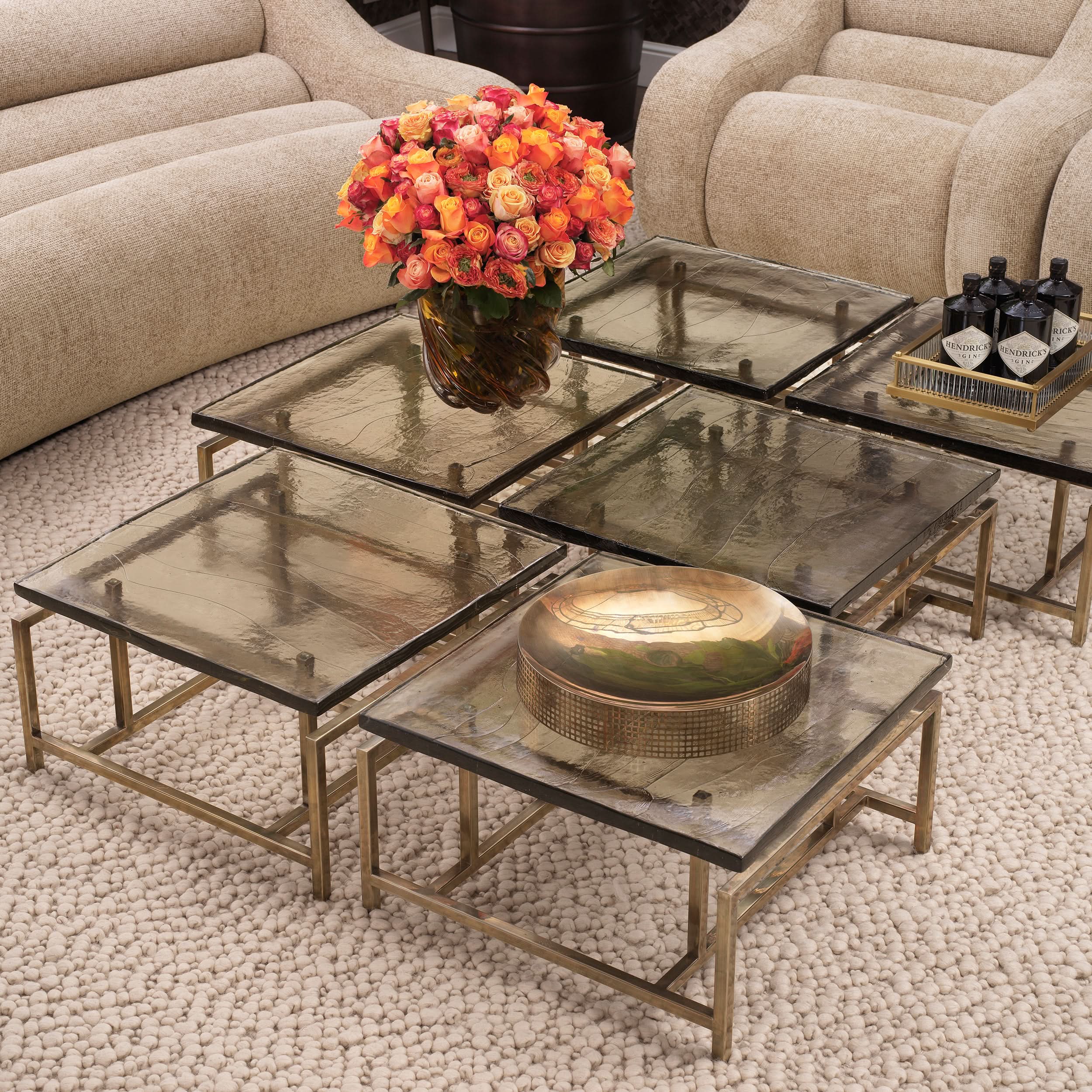 Eichholtz - Sessel Carbone Polstersessel Eichholtz