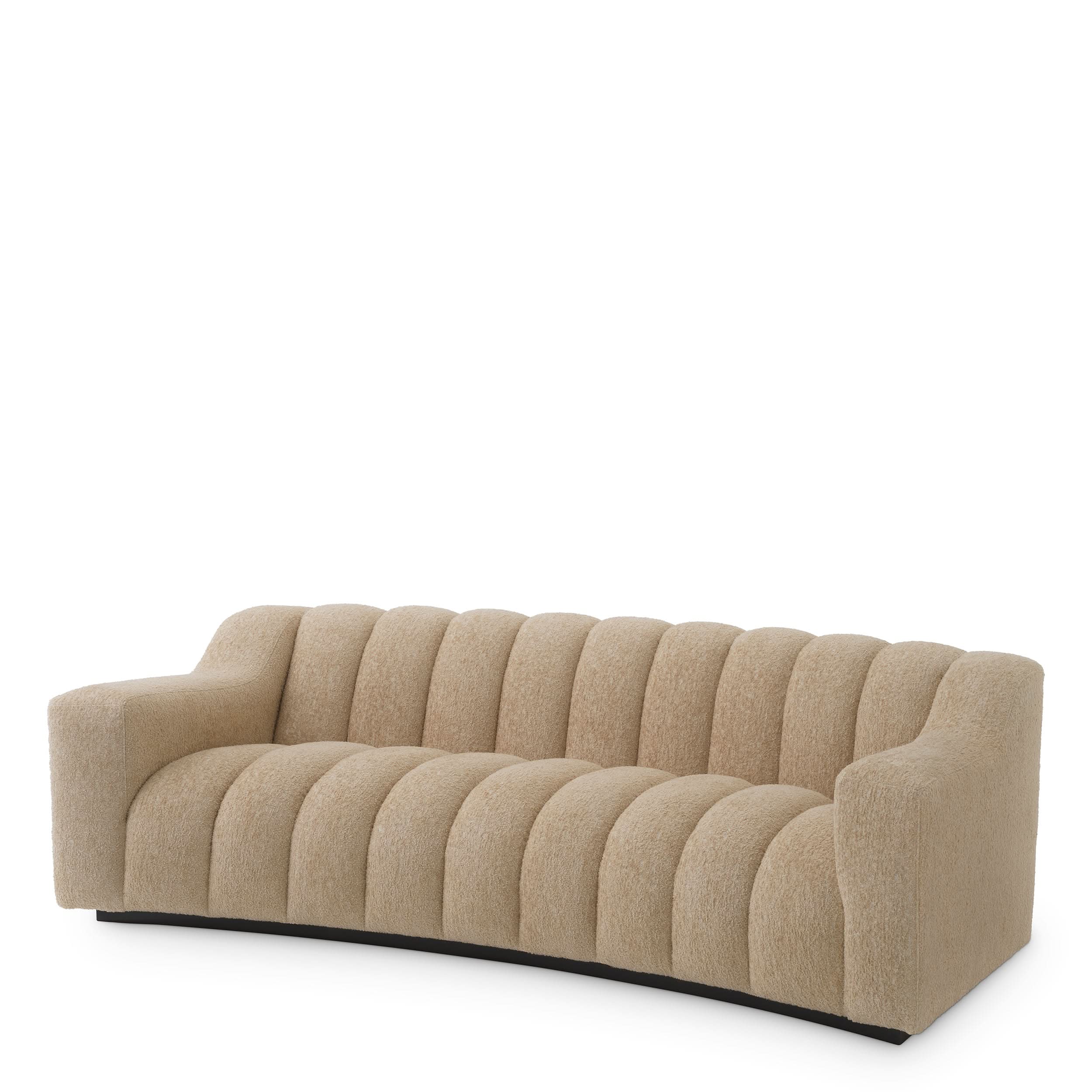 Eichholtz Sofa Kelly S - Cascade Sand 4-Sitzer Sofa Eichholtz
