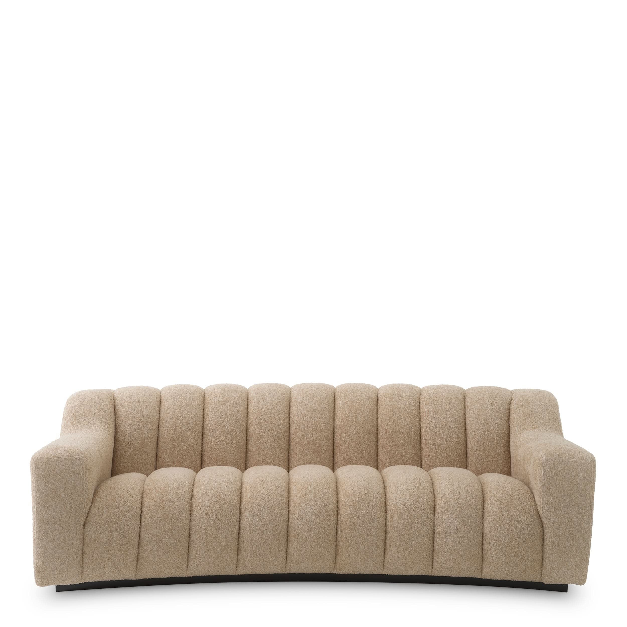 Eichholtz Sofa Kelly S - Cascade Sand 4-Sitzer Sofa Eichholtz