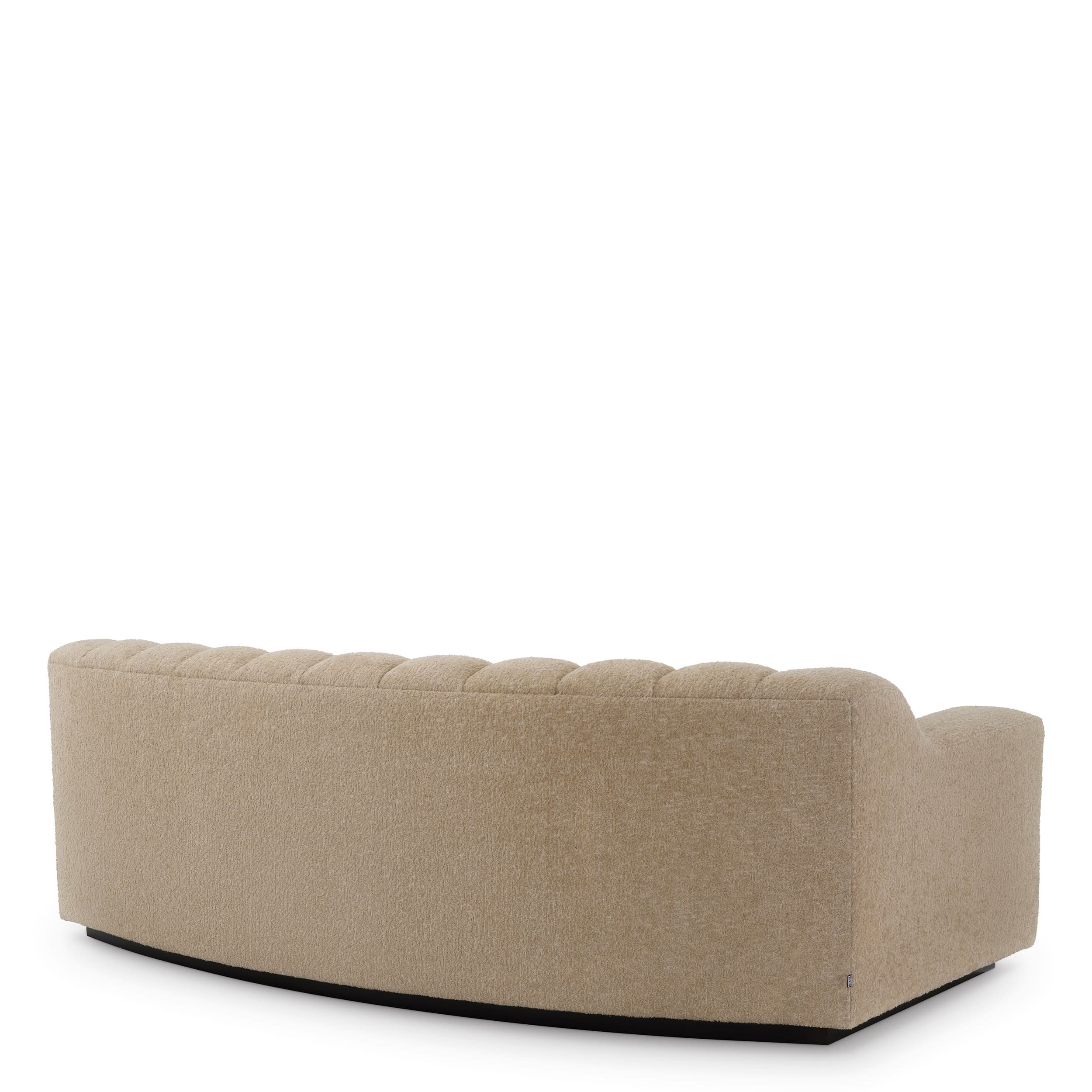 Eichholtz Sofa Kelly S - Cascade Sand 4-Sitzer Sofa Eichholtz