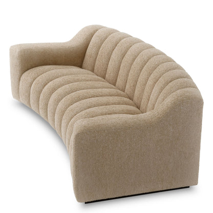 Eichholtz Sofa Kelly S - Cascade Sand 4-Sitzer Sofa Eichholtz