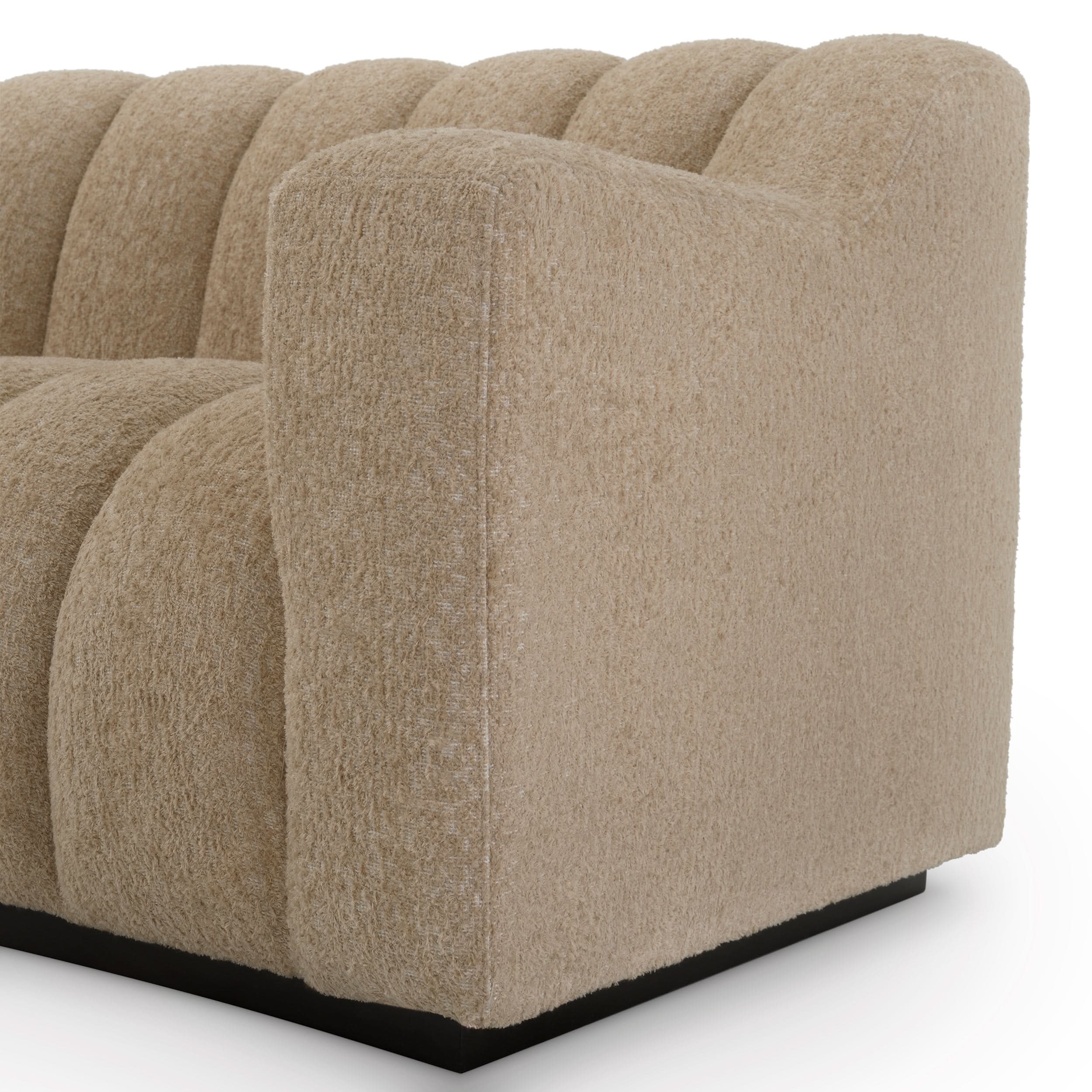 Eichholtz Sofa Kelly S - Cascade Sand 4-Sitzer Sofa Eichholtz