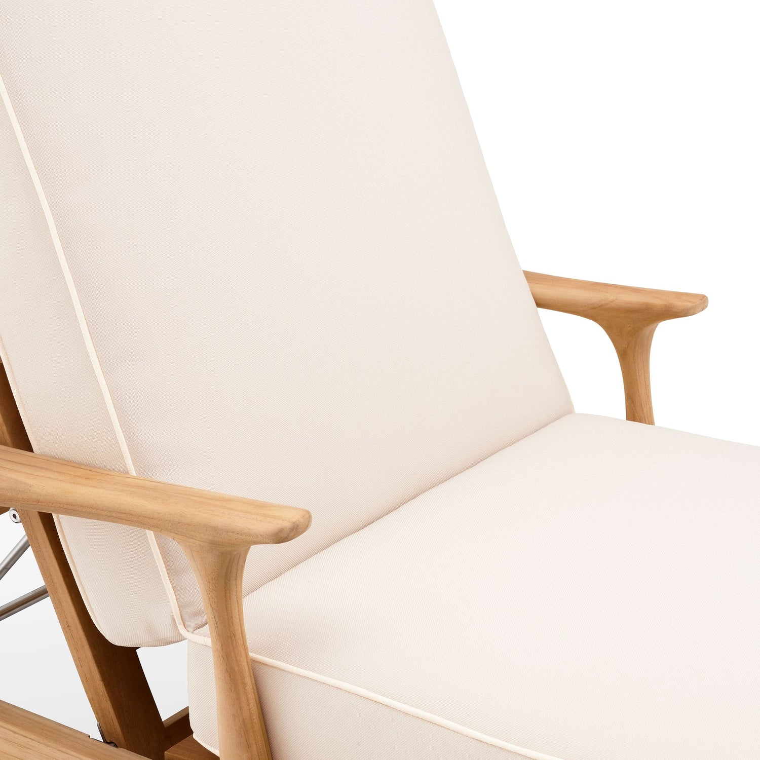 Eichholtz Outdoor Daybed Manzo – Natural Teak | Flores Off-White Outdoor Liege Eichholtz