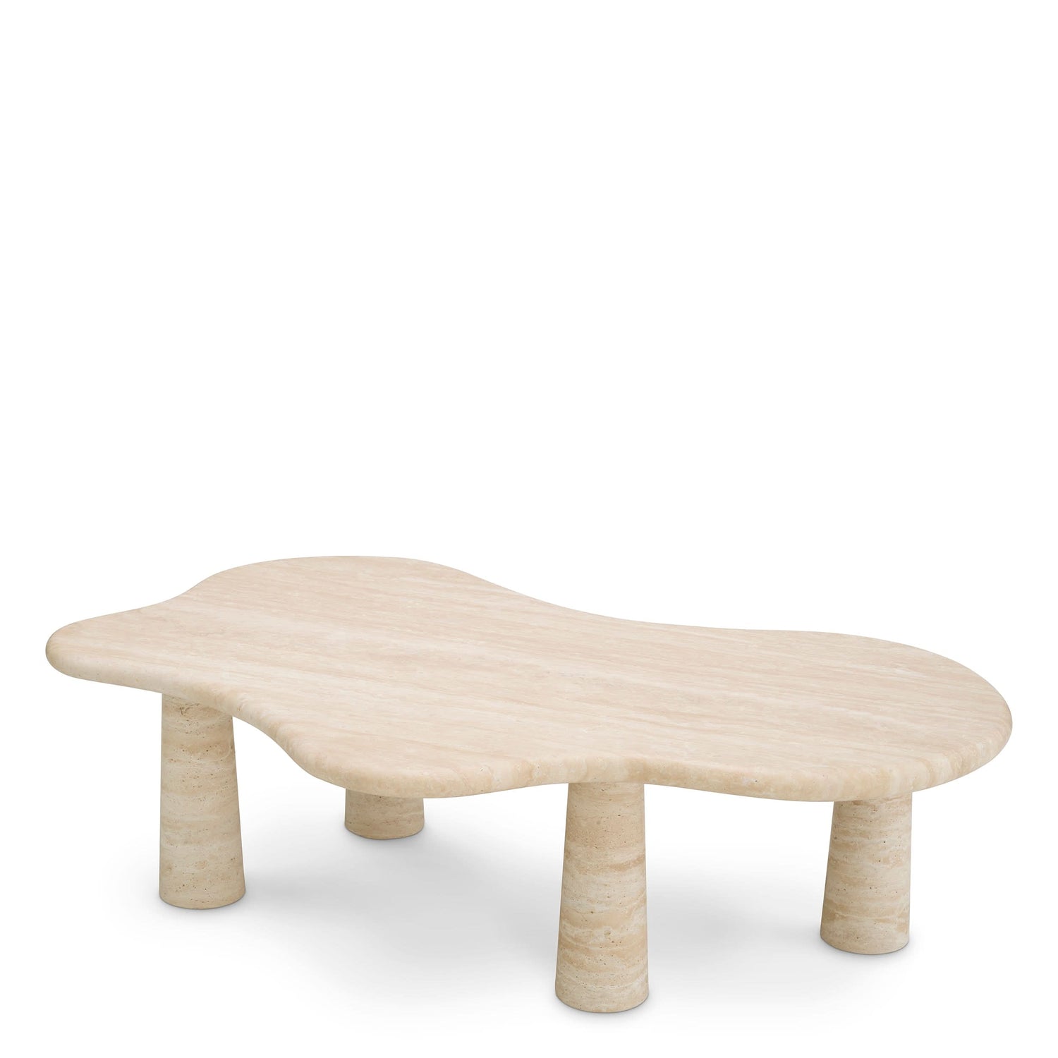 Eichholtz – Couchtisch Isernia (Travertin) Couchtisch asymmetrisch Eichholtz