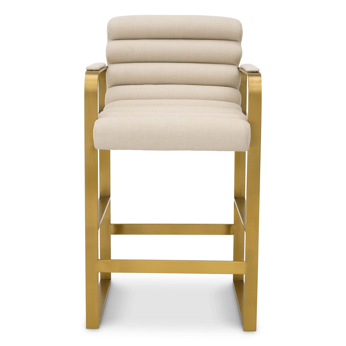 Eichholtz Tresenhocker Olsen – Gebürstetes Messing | Scalea Sand Barstuhl Eichholtz