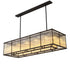 Eichholtz Kronleuchter Bernardi Rectangular – Bronze-Highlight-Finish | Vintage-Glas Kronleuchter Eichholtz
