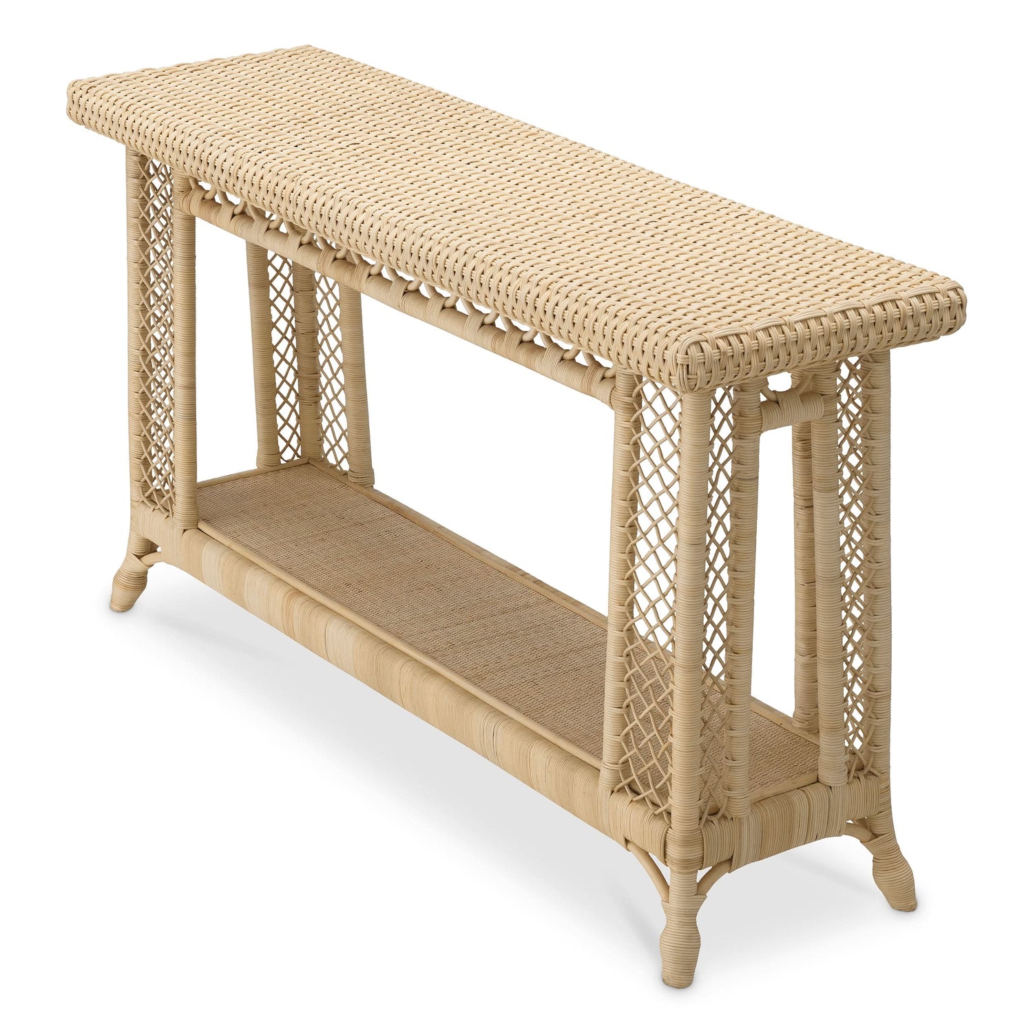 Eichholtz Konsolentisch Saba – Natur-Rattan Konsolentisch Eichholtz