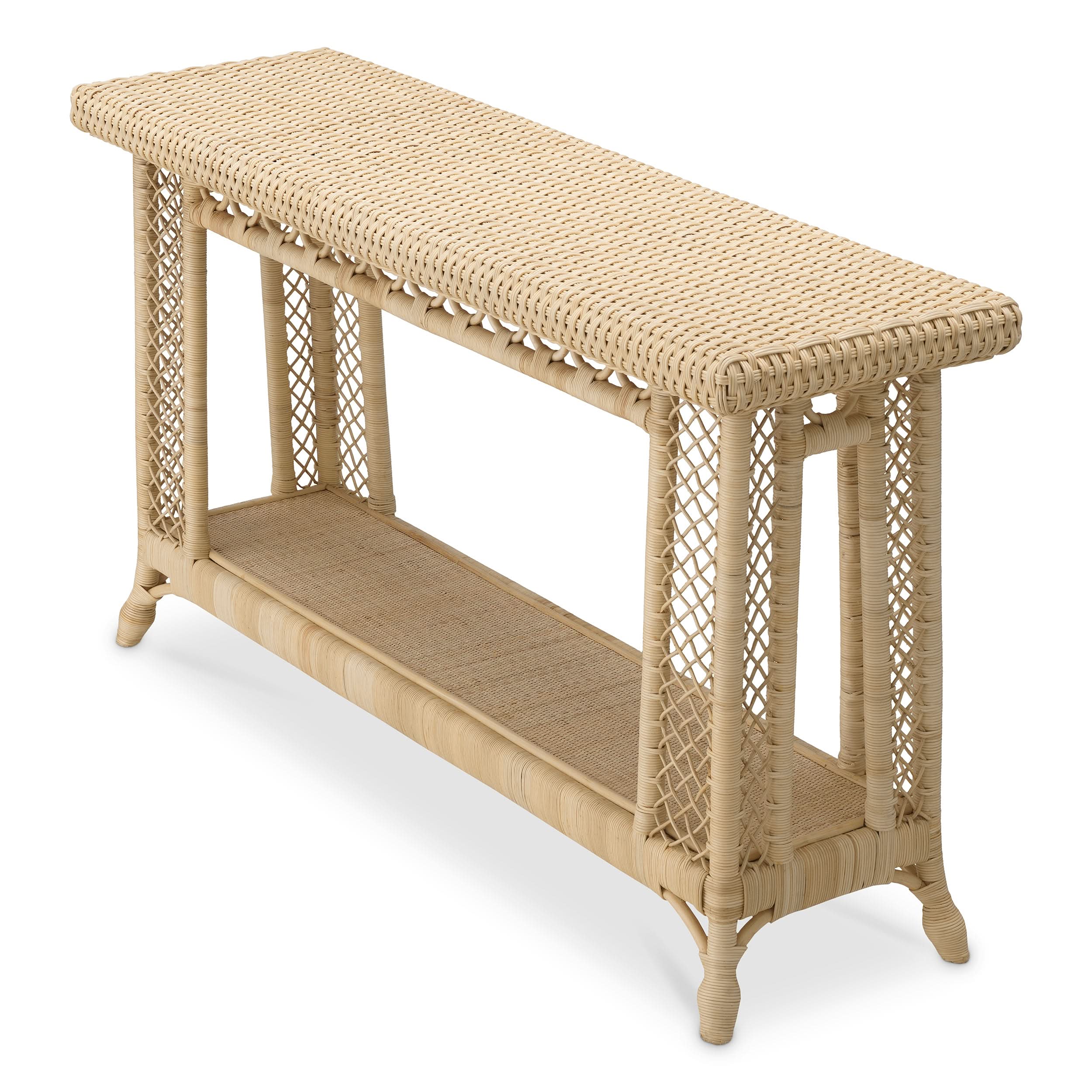 Eichholtz Konsolentisch Saba – Natur-Rattan Konsolentisch Eichholtz
