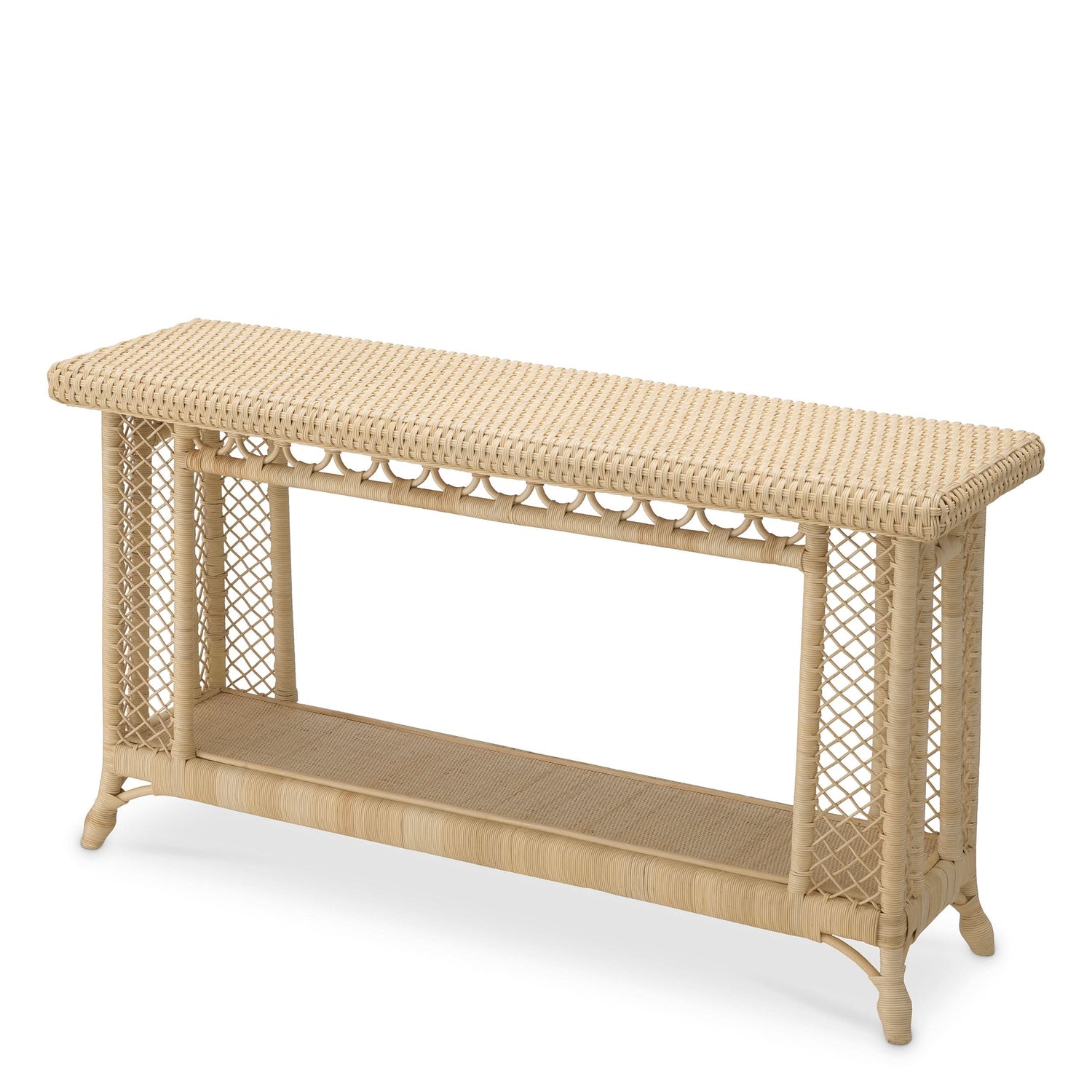 Eichholtz Konsolentisch Saba – Natur-Rattan Konsolentisch Eichholtz