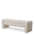 Eichholtz Sitzbank Taranto – Cascade Off-White Polsterbank Eichholtz