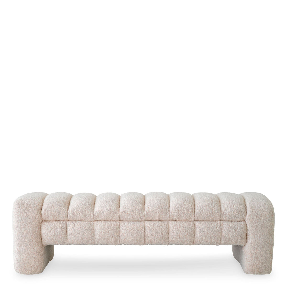 Eichholtz Sitzbank Taranto – Cascade Off-White Polsterbank Eichholtz