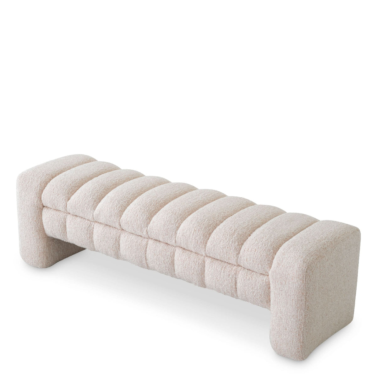 Eichholtz Sitzbank Taranto – Cascade Off-White Polsterbank Eichholtz