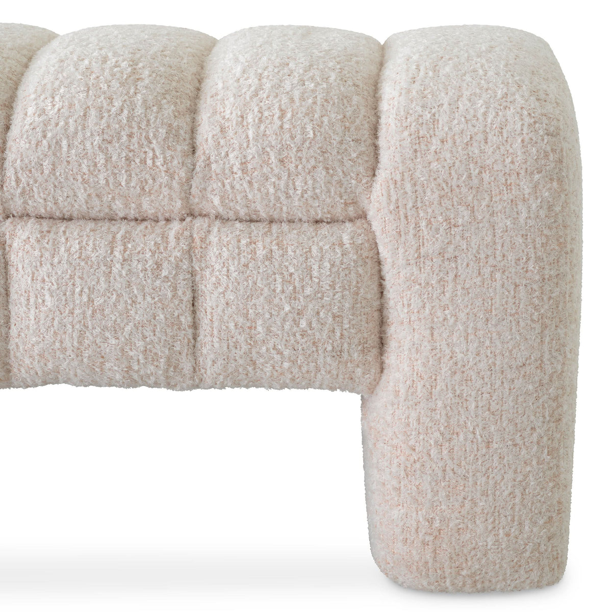 Eichholtz Sitzbank Taranto – Cascade Off-White Polsterbank Eichholtz