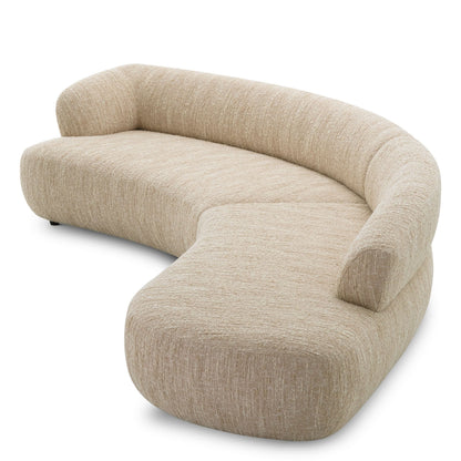 Eichholtz Sofa Cordova – Bouclé Sonata Cream 4-Sitzer Sofa Eichholtz