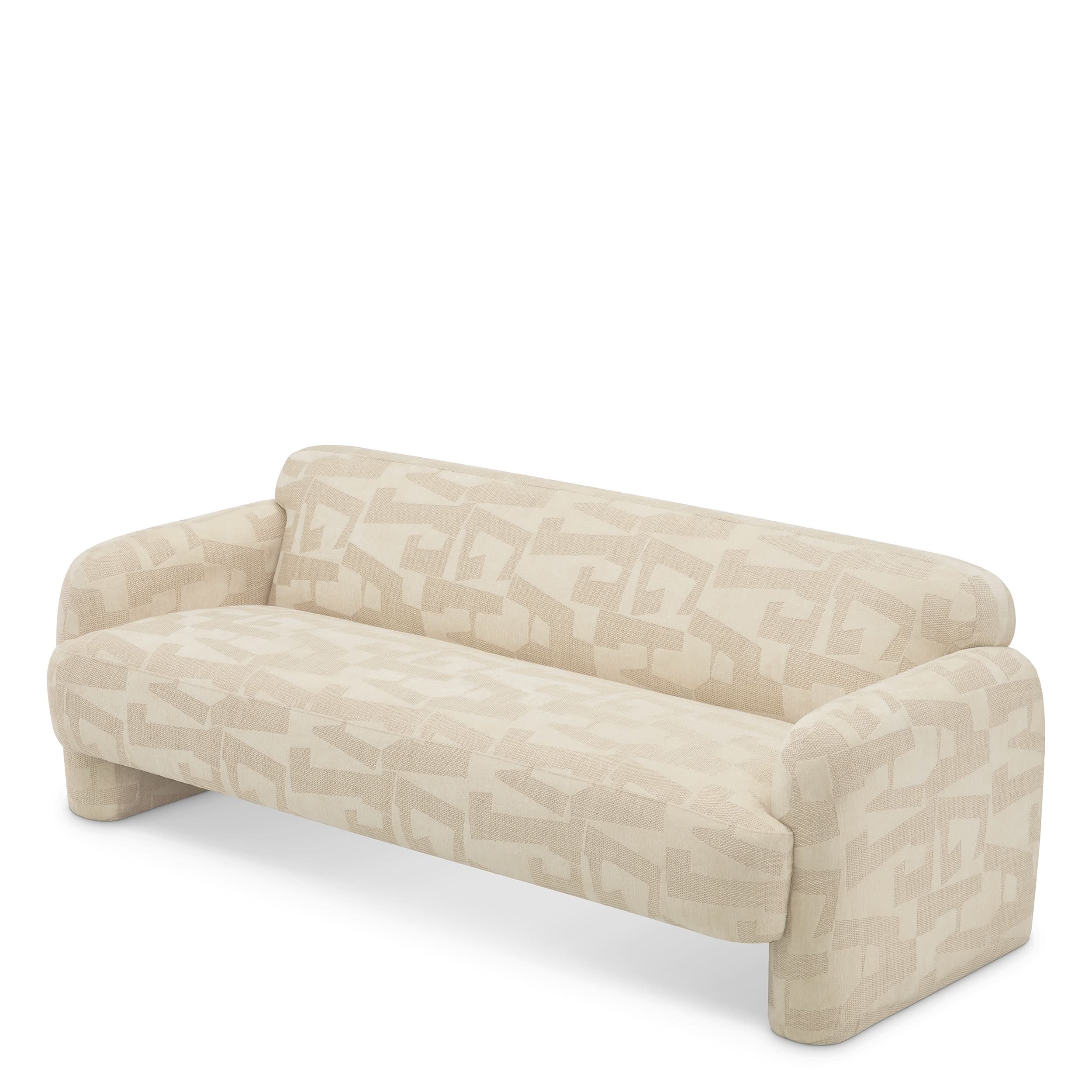 Eichholtz Sofa Hernandez – Brooklyn Sand 3-Sitzer Sofa Eichholtz