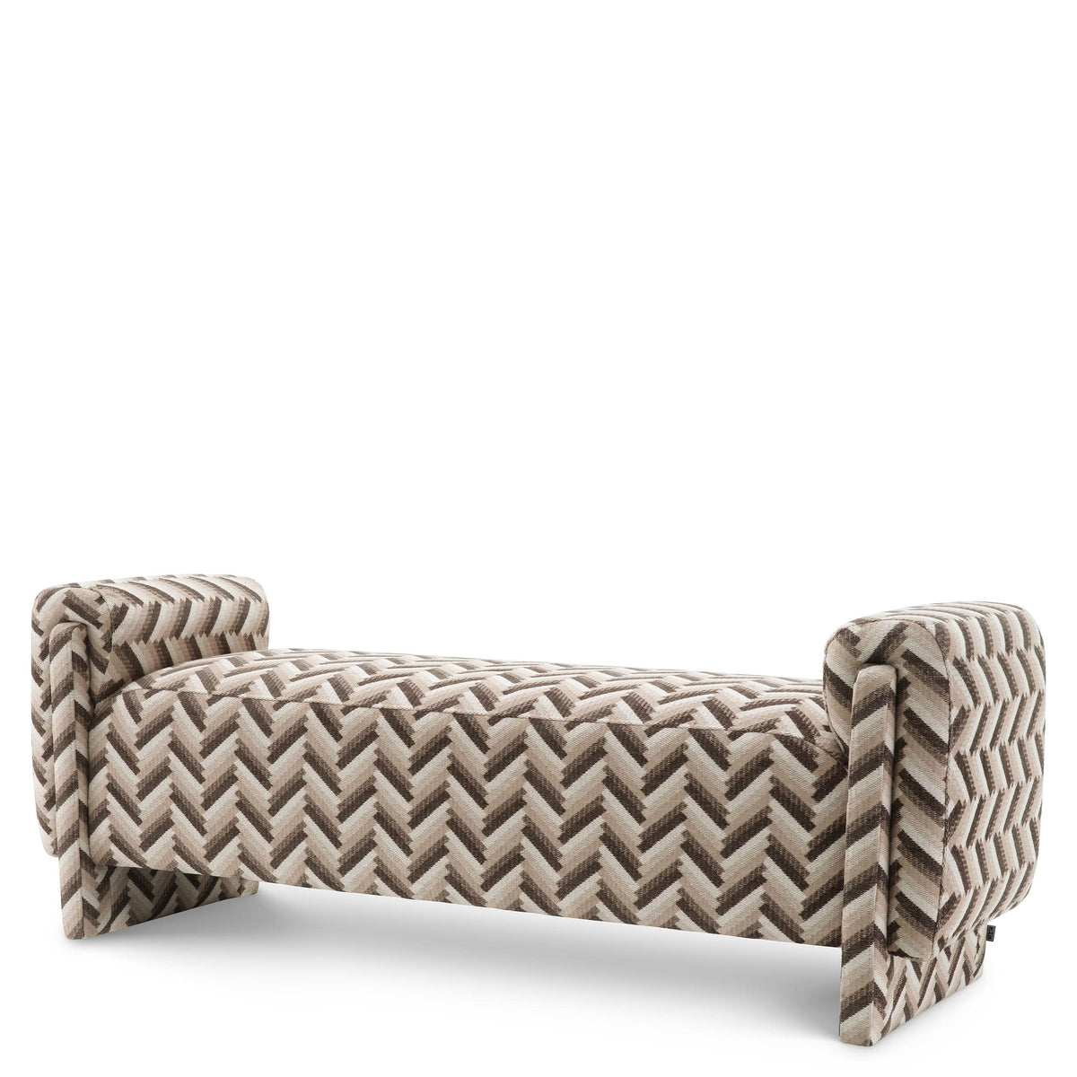 Eichholtz Sitzbank Del Vale – Chevron Brown Posterbank Eichholtz