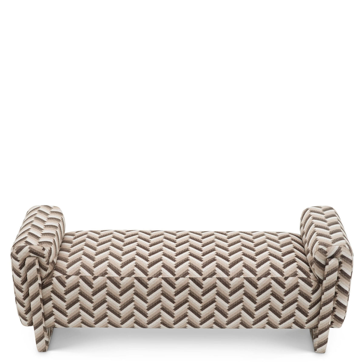 Eichholtz Sitzbank Del Vale – Chevron Brown Posterbank Eichholtz