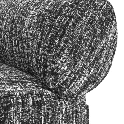 Eichholtz Sessel Urbano - Bouclé Sonata Schwarz Sessel Eichholtz