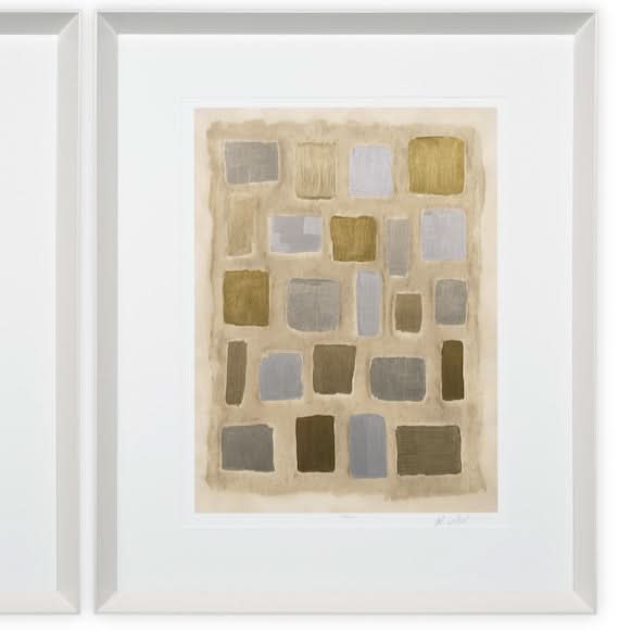Eichholtz Wandbild-Set „Sand Shaped“ von Michael Willett (2er-Set) Kunstdruck Eichholtz