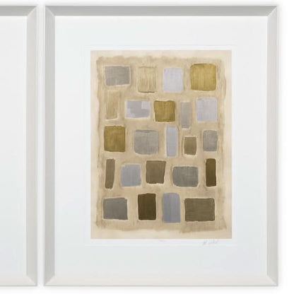 Eichholtz Wandbild-Set „Sand Shaped“ von Michael Willett (2er-Set) Kunstdruck Eichholtz
