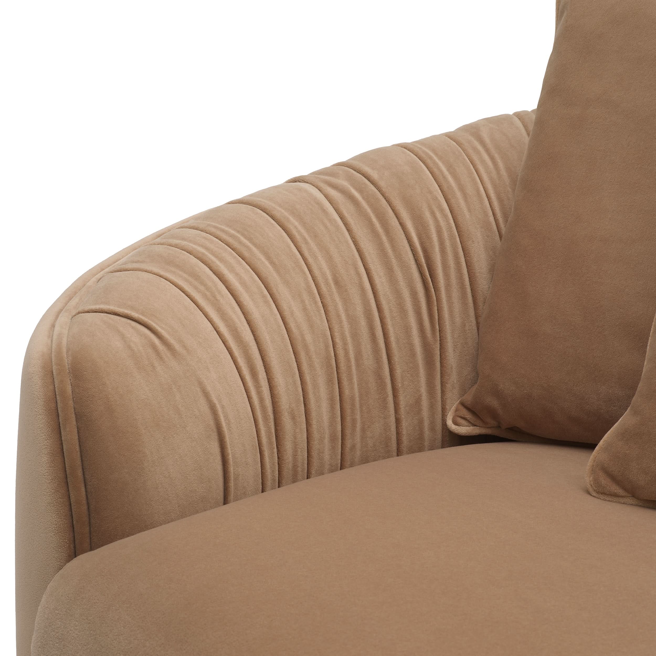 Eichholtz Sofa Jameson – Amaro Camel 4-Sitzer Sofa Eichholtz