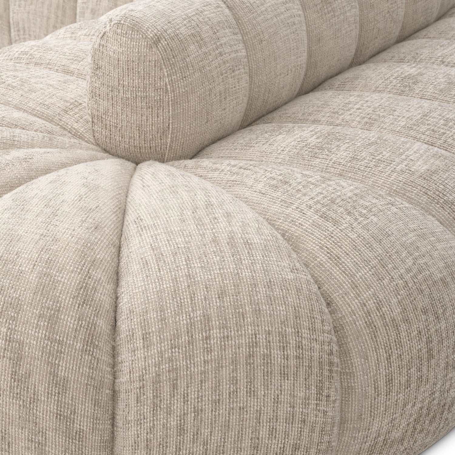 Eichholtz Sofa Alison – Creststone Beige Sofa rund Eichholtz