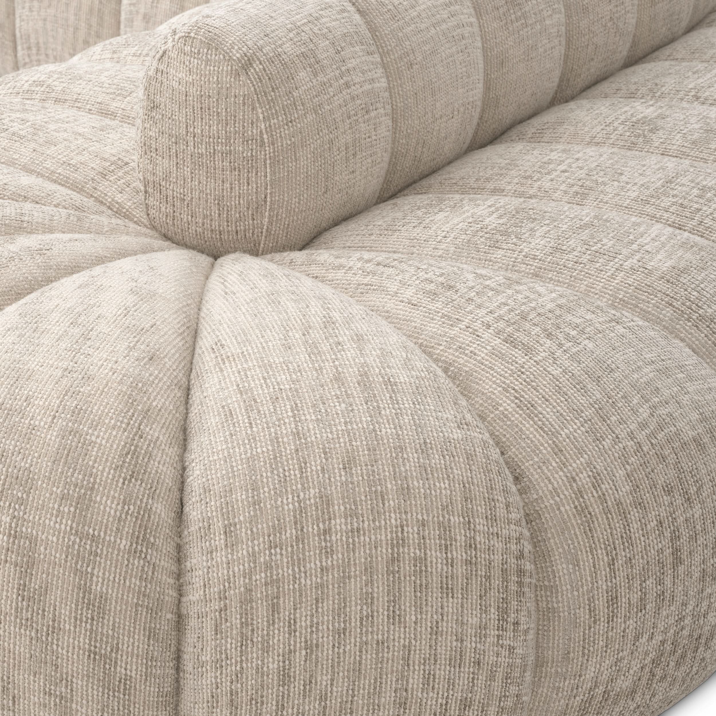 Eichholtz Sofa Alison – Creststone Beige Sofa rund Eichholtz