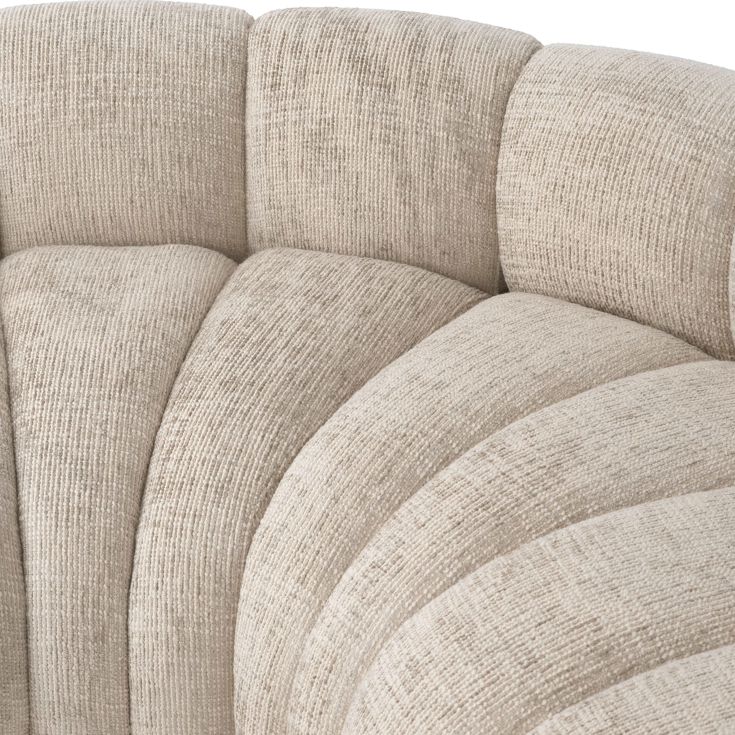 Eichholtz Sofa Alison – Creststone Beige Sofa rund Eichholtz