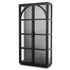 Eichholtz Kabinett San Bernardino - Classic Black Finish | Klarglas | Bronze Finish Vitrinenschrank Eichholtz