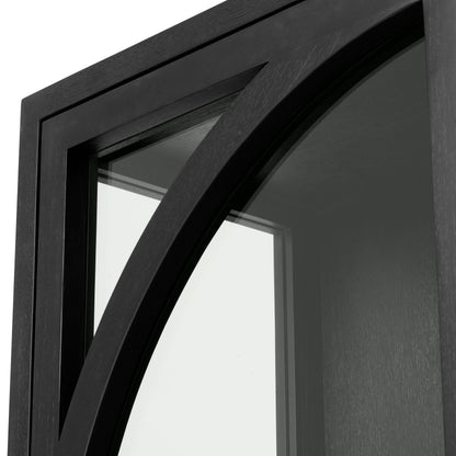 Eichholtz Kabinett San Bernardino - Classic Black Finish | Klarglas | Bronze Finish Vitrinenschrank Eichholtz