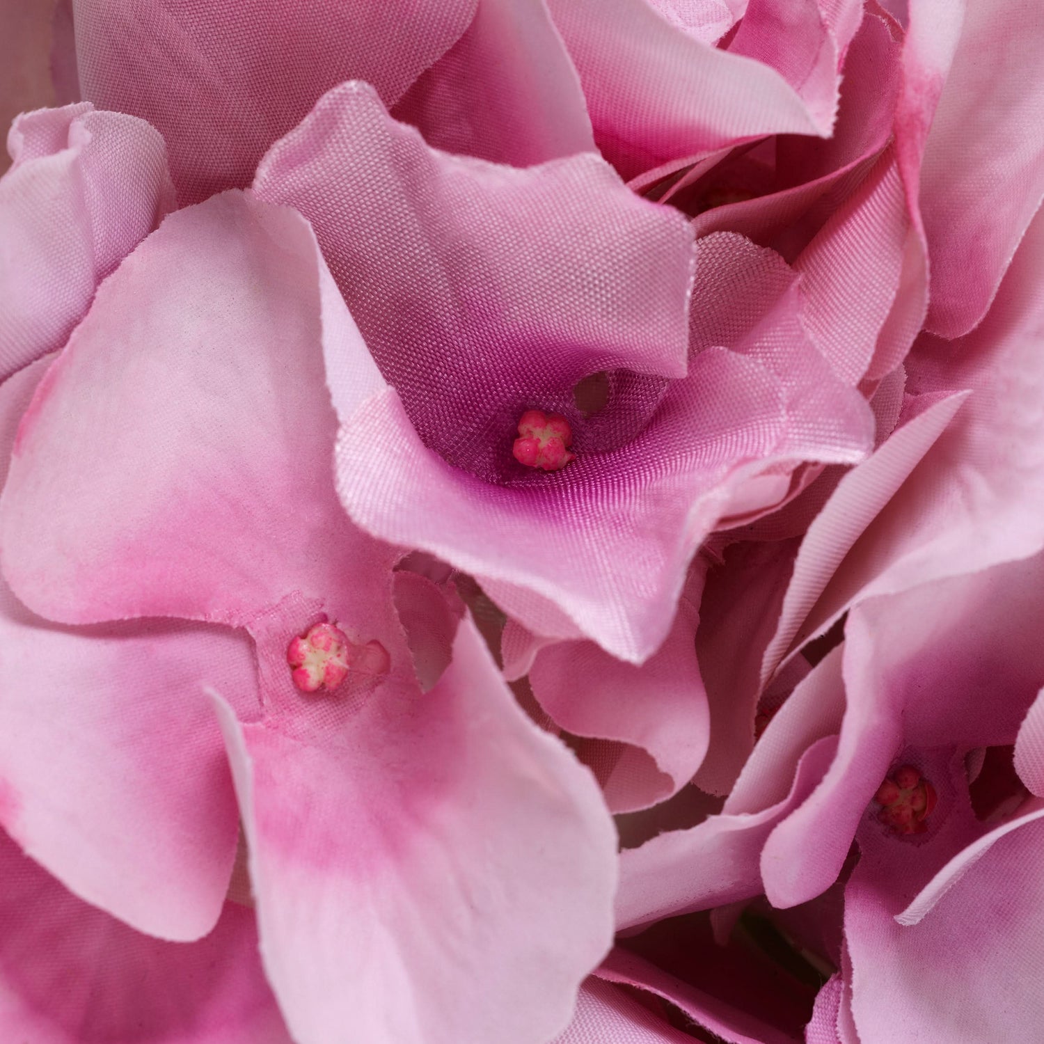 Eichholtz Hortensienstrauß rosa – 48 Stück / 2 Sorten Kunstblumen Eichholtz