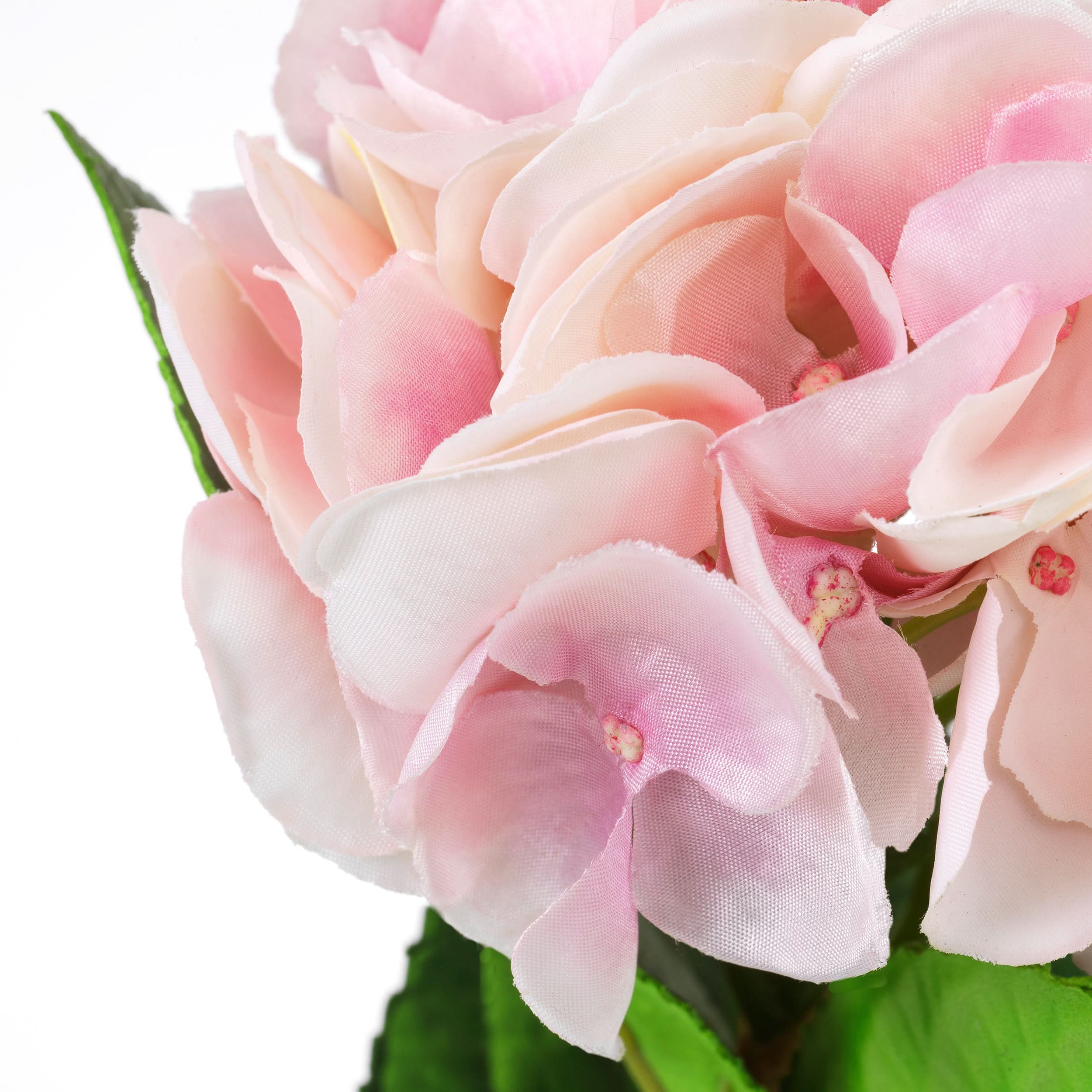 Eichholtz Hortensienstrauß rosa – 48 Stück / 2 Sorten Kunstblumen Eichholtz