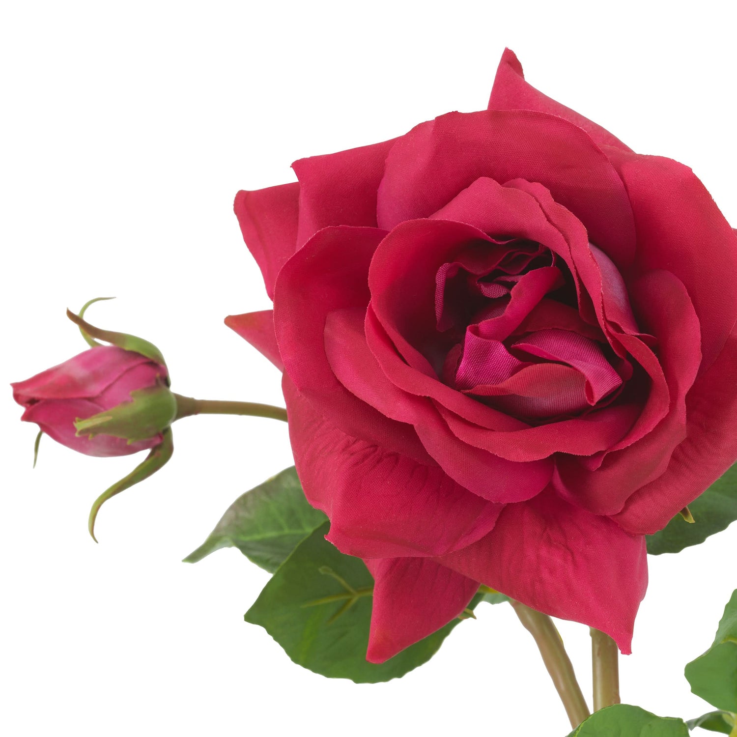 Eichholtz Rosenstrauß rot/rosa – 72 Stück / 3 Sorten Kunstblumen Eichholtz