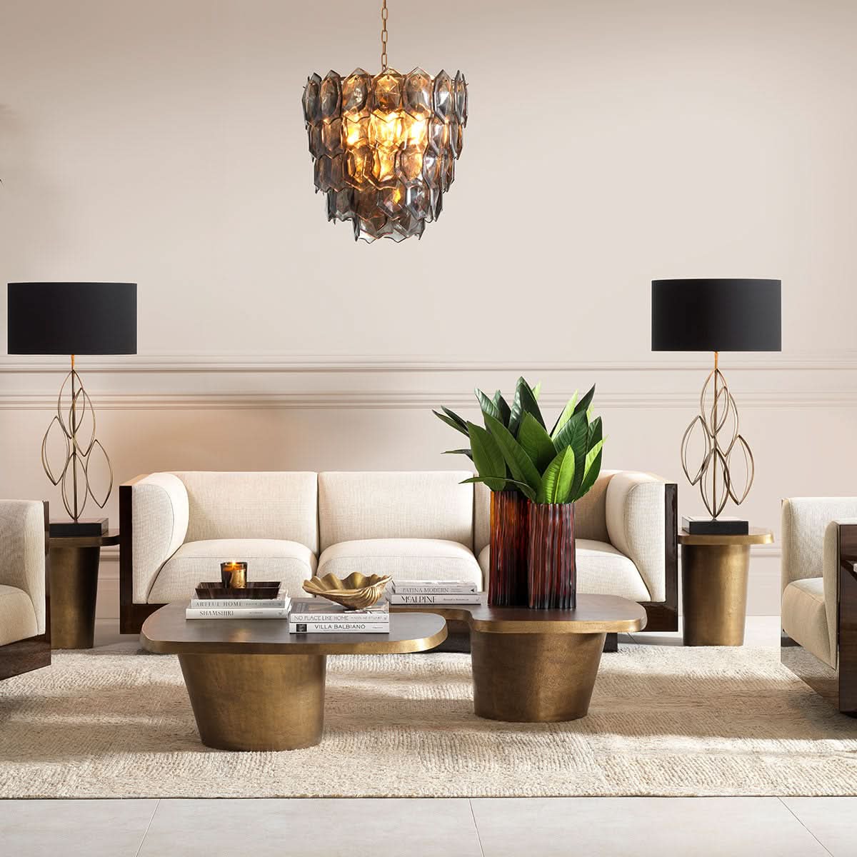 Eichholtz Sofa Sebastian – Loki Natural 4-Sitzer Sofa Eichholtz