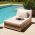 Eichholtz Outdoor Tagesbett Hampton – Kunstrattan | Saville Beige Outdoor Sofa Eichholtz