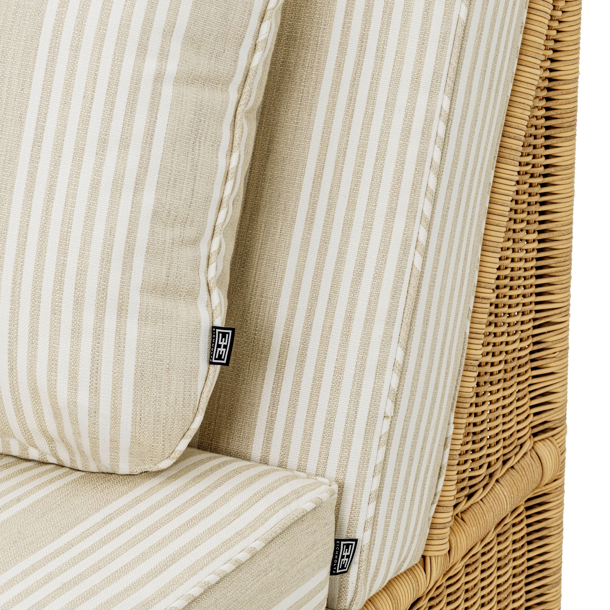 Eichholtz Outdoor Tagesbett Hampton – Kunstrattan | Saville Beige Outdoor Sofa Eichholtz
