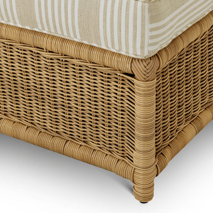 Eichholtz Outdoor Tagesbett Hampton – Kunstrattan | Saville Beige Outdoor Sofa Eichholtz
