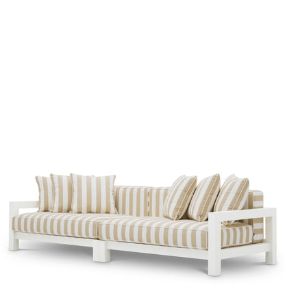 Eichholtz Outdoor Lounge Set Cap-Antibes – Sofa, 2 Sessel, 2 Couchtische &amp; Tischleuchte Outdoor Set Eichholtz