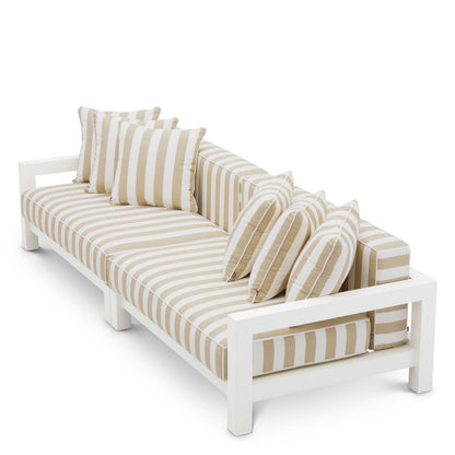 Eichholtz Outdoor Lounge Set Cap-Antibes – Sofa, 2 Sessel, 2 Couchtische &amp; Tischleuchte Outdoor Set Eichholtz