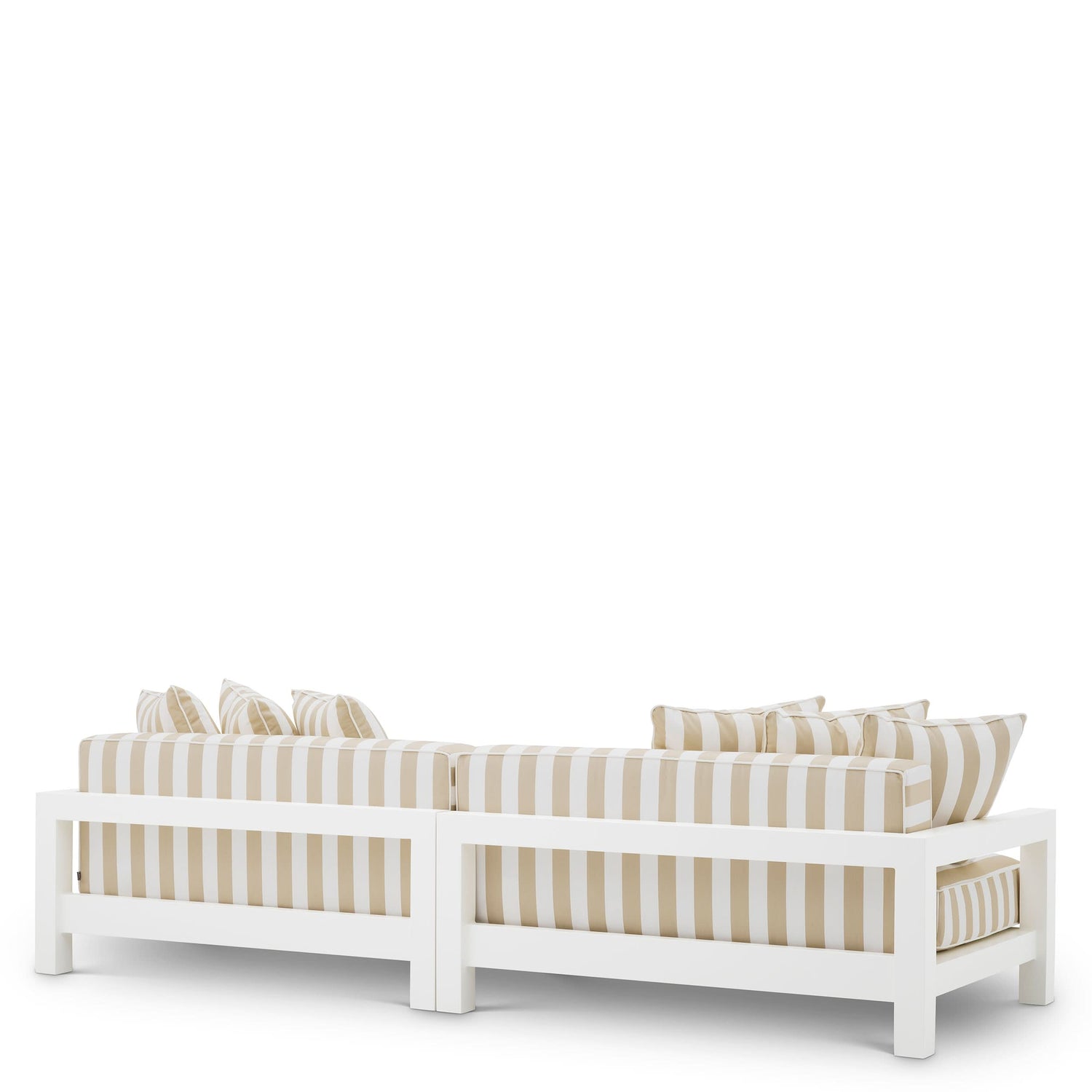Eichholtz Outdoor Lounge Set Cap-Antibes – Sofa, 2 Sessel, 2 Couchtische &amp; Tischleuchte Outdoor Set Eichholtz