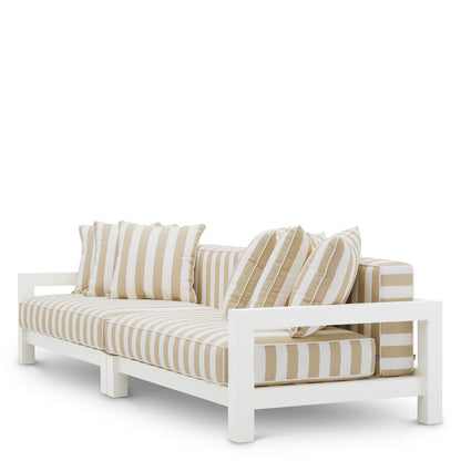 Eichholtz Outdoor Lounge Set Cap-Antibes – Sofa, 2 Sessel, 2 Couchtische &amp; Tischleuchte Outdoor Set Eichholtz